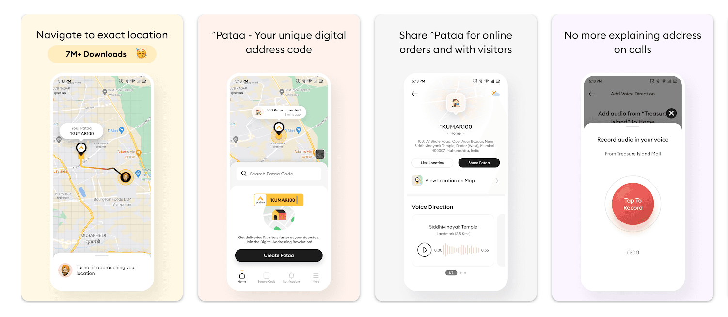 Pataa app screenshot