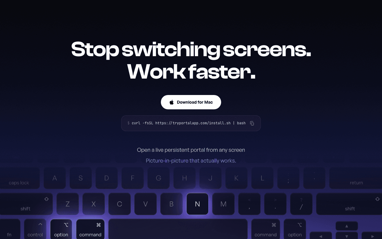 Portal app preview